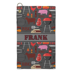 Barbeque Microfiber Golf Towel - Small (Personalized)