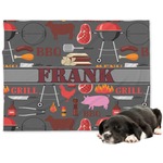 Barbeque Dog Blanket - Large (Personalized)
