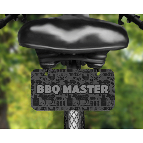Barbeque Mini License Plate on Bicycle - LIFESTYLE Two holes