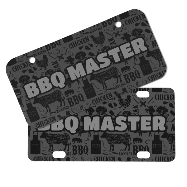 Barbeque Mini License Plates - MAIN (4 and 2 Holes)