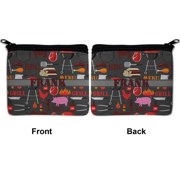 Barbeque Neoprene Coin Purse - Front & Back (APPROVAL)