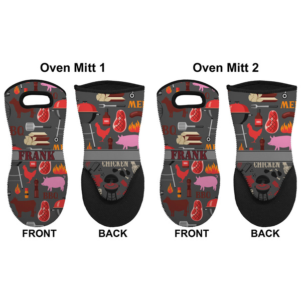 Barbeque Neoprene Oven Mitt - Set of 2 - Approval