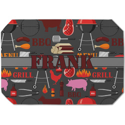 Barbeque Dining Table Mat - Octagon (Single-Sided) w/ Name or Text