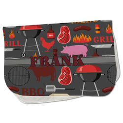 Barbeque Burp Cloth - Fleece w/ Name or Text