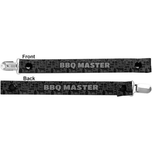 Barbeque Pacifier Clip - Front and Back
