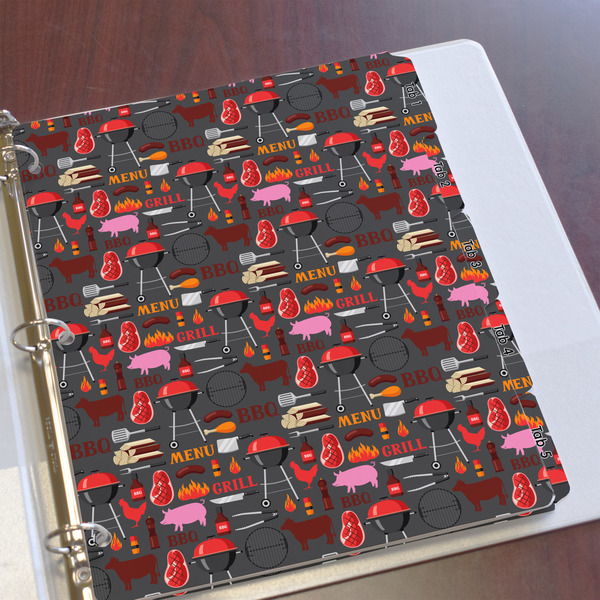 Barbeque Page Dividers - Set of 5 - In Context