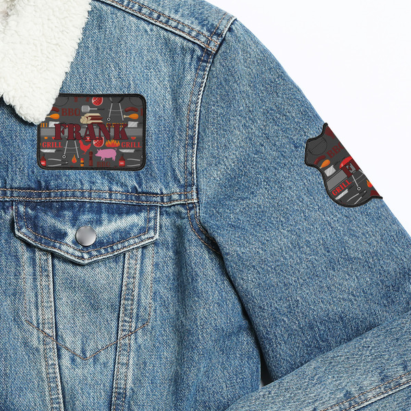 Barbeque Patches Lifestyle Jean Jacket Detail