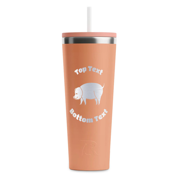 Barbeque Peach RTIC Everyday Tumbler - 28 oz. - Front