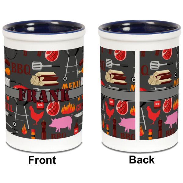 Barbeque Pencil Holder - Blue - approval