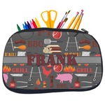 Barbeque Neoprene Pencil Case - Medium w/ Name or Text
