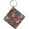 Barbeque Personalized Diamond Key Chain