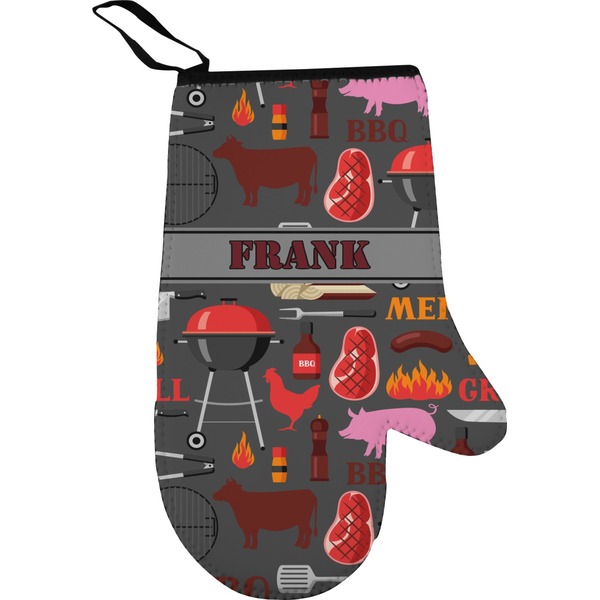 Barbeque Personalized Oven Mitt
