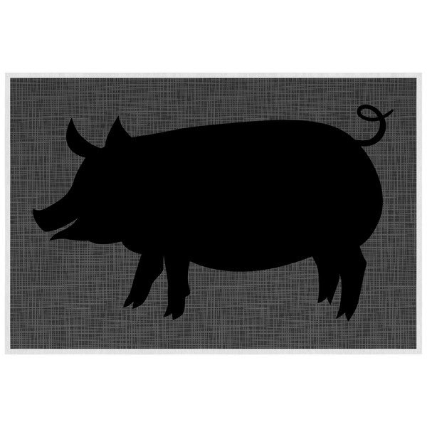 Barbeque Personalized Placemat (Back)