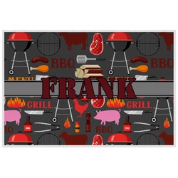 Barbeque Laminated Placemat w/ Name or Text