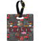 Barbeque Personalized Square Luggage Tag