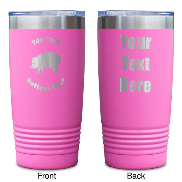Barbeque Pink Polar Camel Tumbler - 20oz - Double Sided - Approval