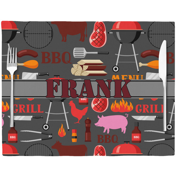 Barbeque Placemat with Props