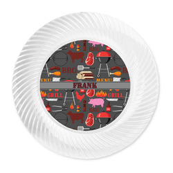 Barbeque Plastic Party Dinner Plates - 10" (Personalized)