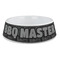 Barbeque Plastic Dog Bowl - Large (Personalized)