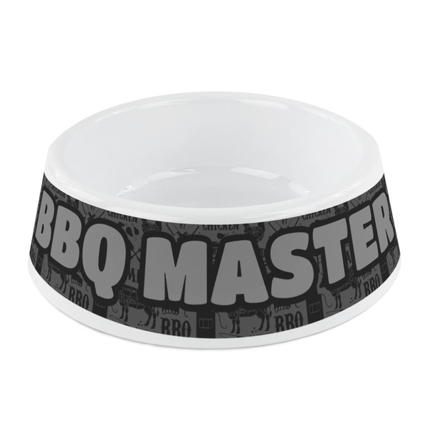 Custom Barbeque Plastic Dog Bowl - Small (Personalized)