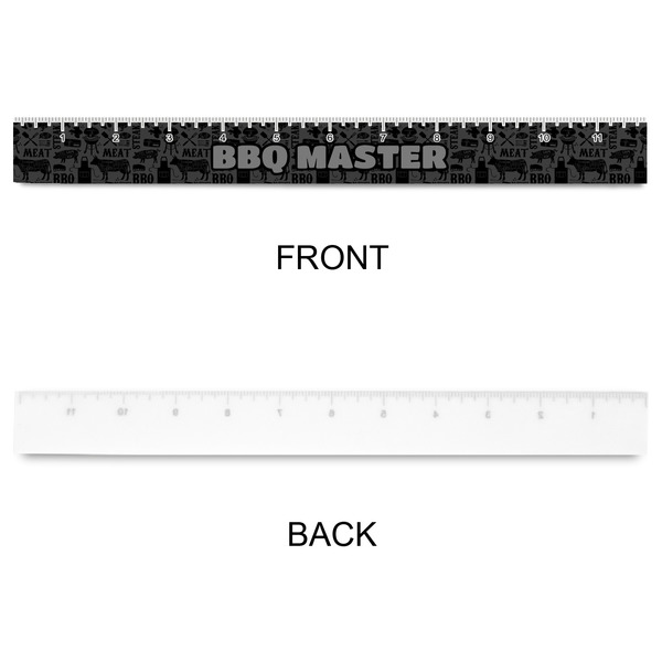 Barbeque Plastic Ruler - 12" - APPROVAL