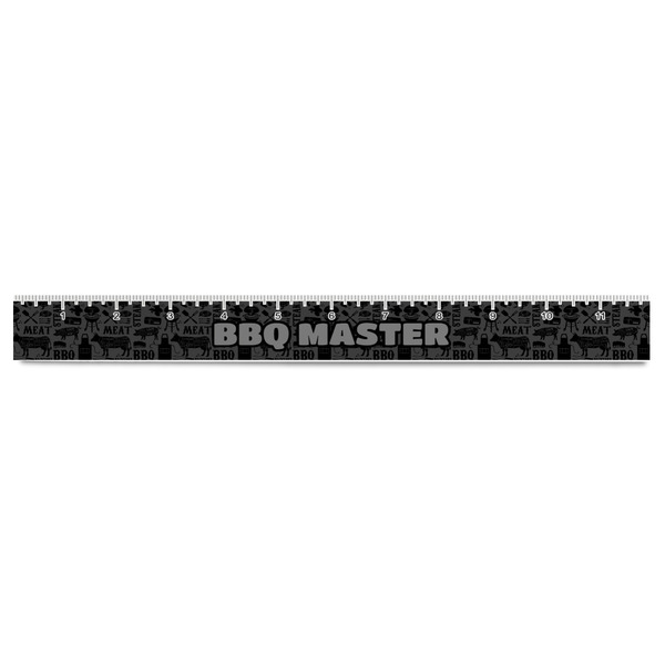 Barbeque Plastic Ruler - 12" - FRONT