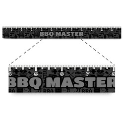 Barbeque Plastic Ruler - 12" (Personalized)