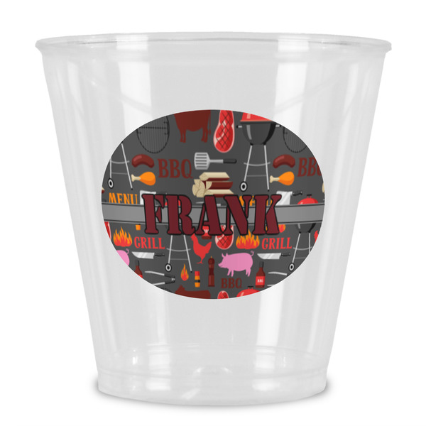 Custom Barbeque Plastic Shot Glass (Personalized)