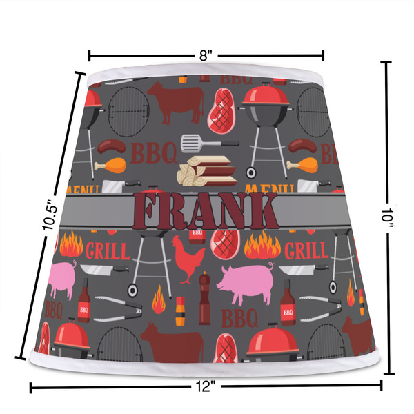 Barbeque Poly Film Empire Lampshade - Dimensions