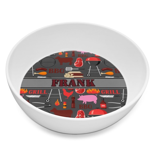 Custom Barbeque Melamine Bowl - 8 oz (Personalized)