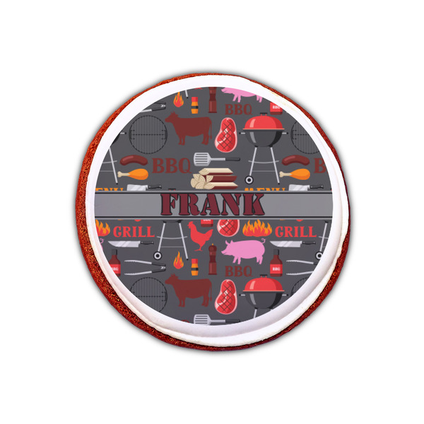 Barbeque Printed Icing Circle - XSmall - On Cookie