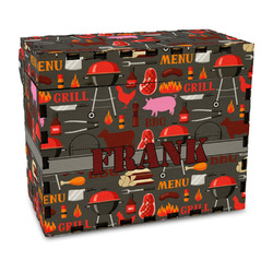Barbeque Wood Recipe Box - Full Color Print (Personalized)
