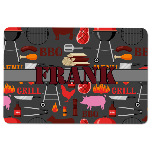 Barbeque Rectangular Fridge Magnet - FRONT