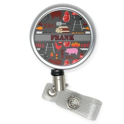 Barbeque Retractable Badge Reel (Personalized)