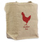 Barbeque Reusable Cotton Grocery Bag - Front View