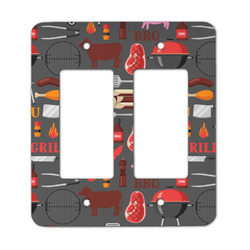 Barbeque Rocker Style Light Switch Cover - Two Switch