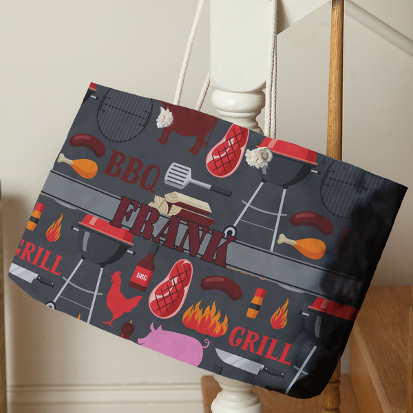 Barbeque Large Rope Tote - Life Style