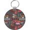 Barbeque Round Keychain (Personalized)