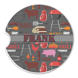 Barbeque Sandstone Car Coaster - Single (Personalized)