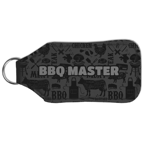 Barbeque Sanitizer Holder Keychain - Large (Back)