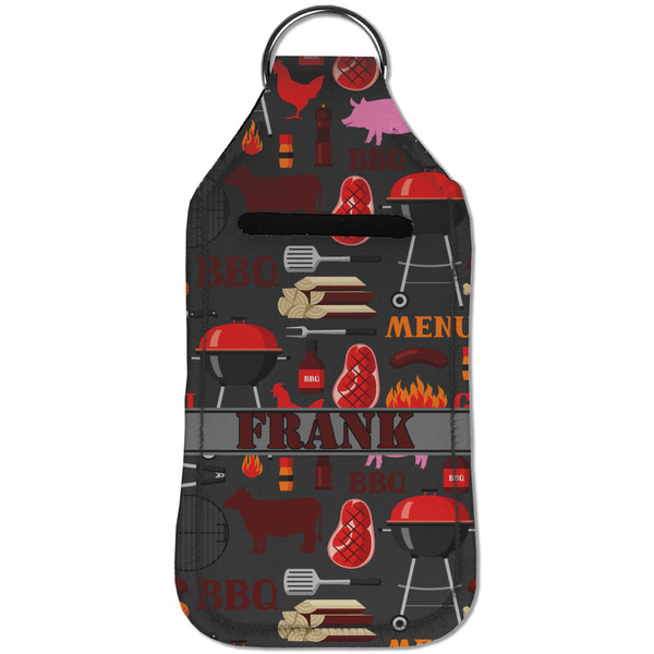 Barbeque Sanitizer Holder Keychain - Large (Front)