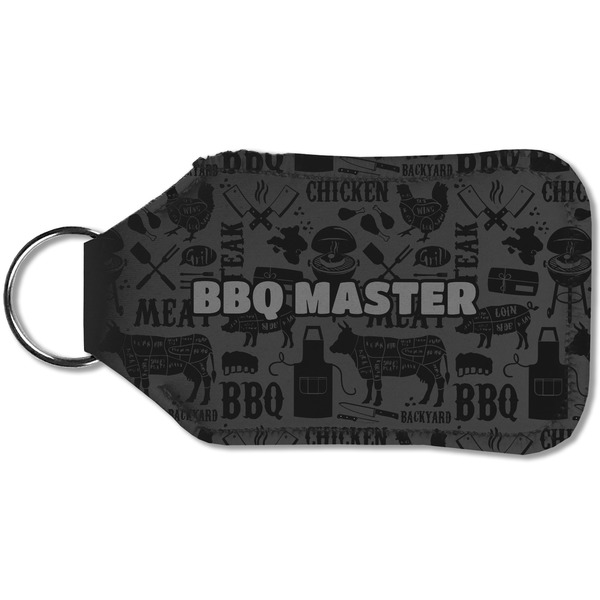 Barbeque Sanitizer Holder Keychain - Small (Back)