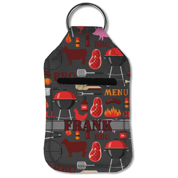 Barbeque Sanitizer Holder Keychain - Small (Front Flat)