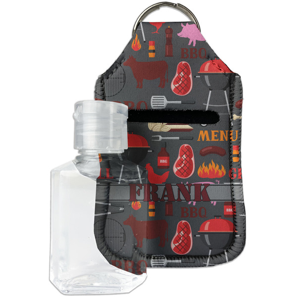 Custom Barbeque Hand Sanitizer & Keychain Holder (Personalized)