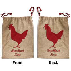 Barbeque Santa Sack - Front & Back (Personalized)