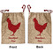 Barbeque Santa Sack - Front & Back (Personalized)