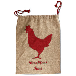 Barbeque Santa Sack - Front (Personalized)