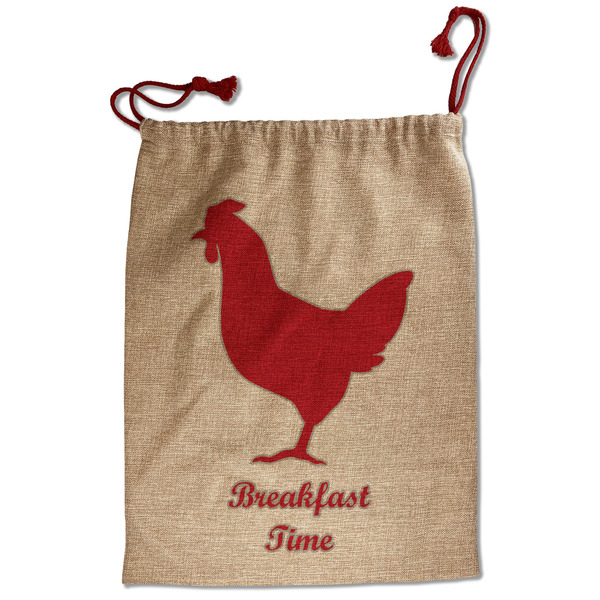 Custom Barbeque Santa Sack - Front (Personalized)