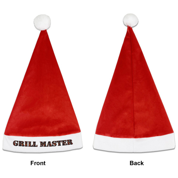 Barbeque Santa Hats - Front and Back (Single Print) APPROVAL
