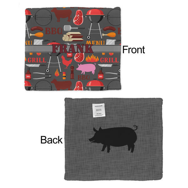 Barbeque Security Blanket - Front & Back View